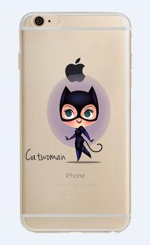 Phone Case Marvel The Avengers  Batman DC Comics Superhero Soft Transparent Case Cover for IPhone 6 6S 7 8 Plus 5S SE X