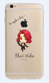 Phone Case Marvel The Avengers  Batman DC Comics Superhero Soft Transparent Case Cover for IPhone 6 6S 7 8 Plus 5S SE X