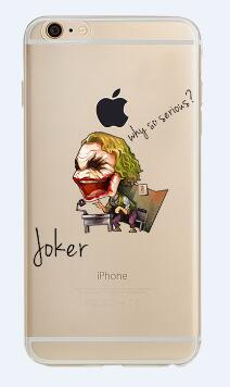 Phone Case Marvel The Avengers  Batman DC Comics Superhero Soft Transparent Case Cover for IPhone 6 6S 7 8 Plus 5S SE X