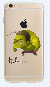 Phone Case Marvel The Avengers  Batman DC Comics Superhero Soft Transparent Case Cover for IPhone 6 6S 7 8 Plus 5S SE X