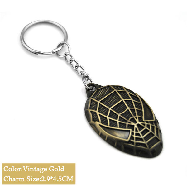 Superhero Batman spider man iron men Keychain