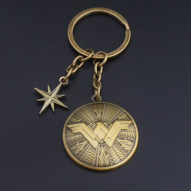 Movie Justice League Wonder Woman Arms Shield Keychain