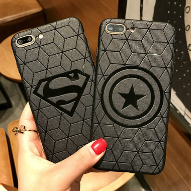 Marvel Avengers Superhero Case for iPhone 6 6s 7 8 Plus X 10
