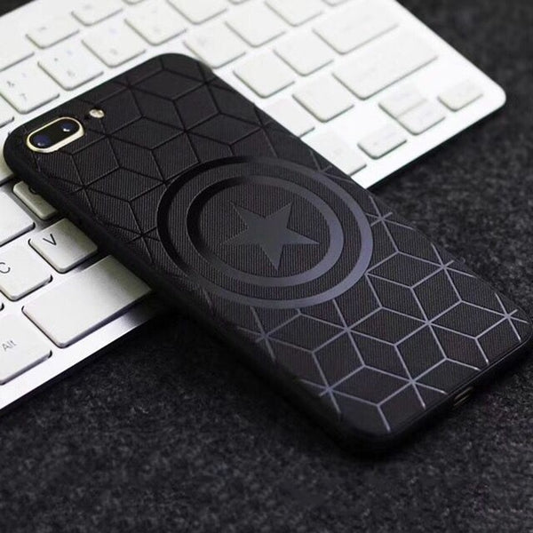 Marvel Avengers Superhero Case for iPhone 6 6s 7 8 Plus X 10