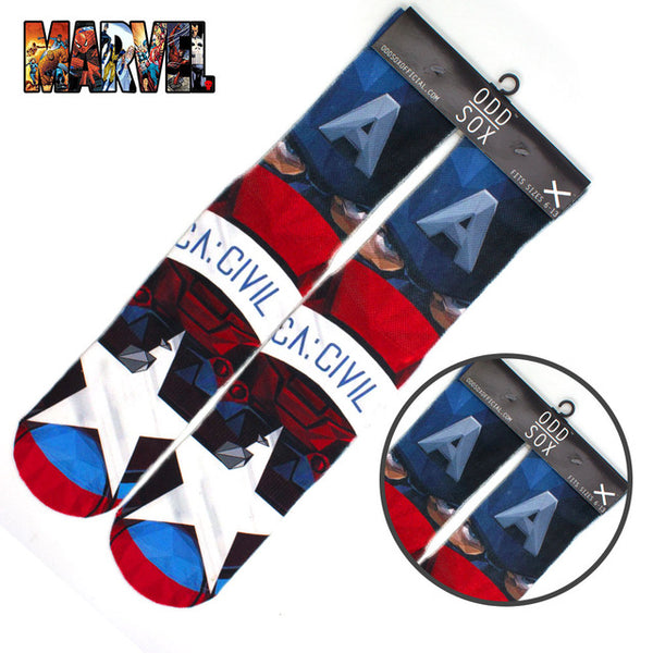 Marvel Captain America High Socks 02