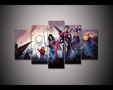 5 pieces Movie marvel avengers Infinity War poster Canvas print painting Home Decoration wall art picture for living room F1841