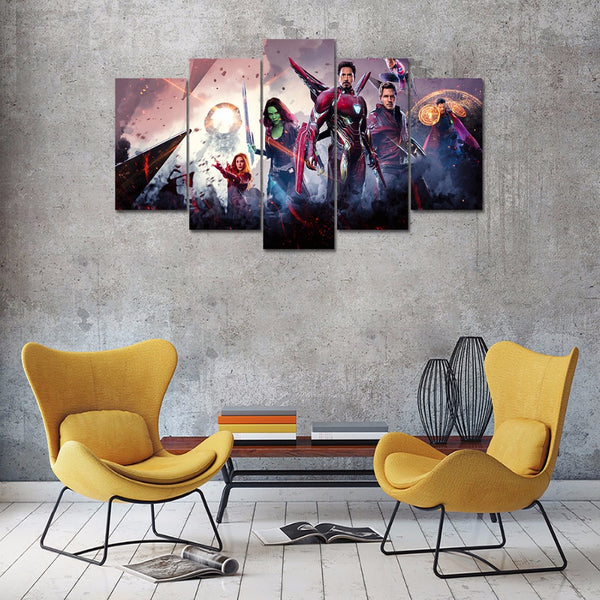 5 pieces Movie marvel avengers Infinity War poster Canvas print painting Home Decoration wall art picture for living room F1841