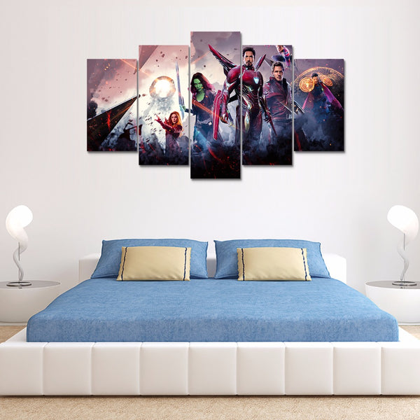 5 pieces Movie marvel avengers Infinity War poster Canvas print painting Home Decoration wall art picture for living room F1841